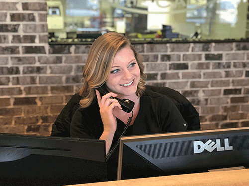 amanda-fd_receptionist contact us reception