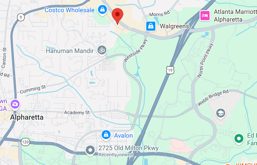 Windward Eye Care Map